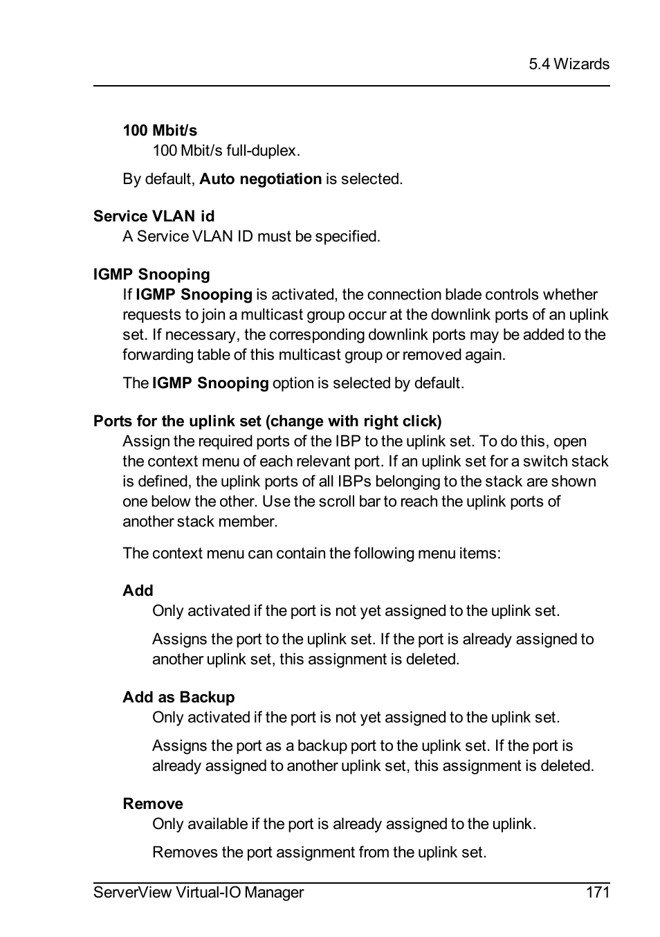 FUJITSU ServerView Virtual-IO Manager V3.1 User Manual | Page 171 / 362