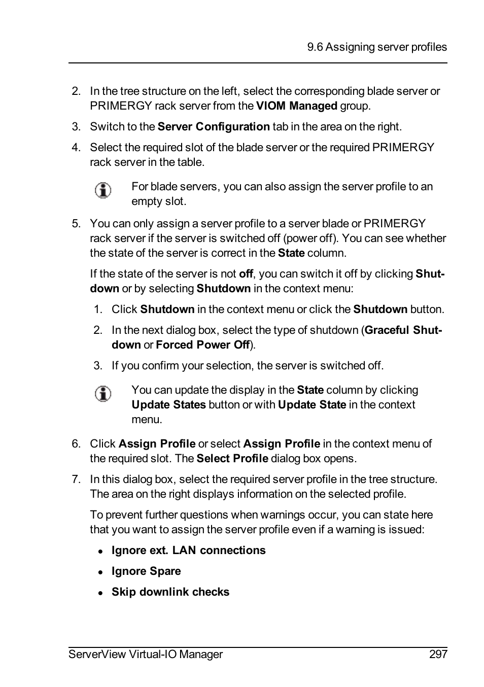 FUJITSU ServerView Virtual-IO Manager V3.1 User Manual | Page 297 / 362