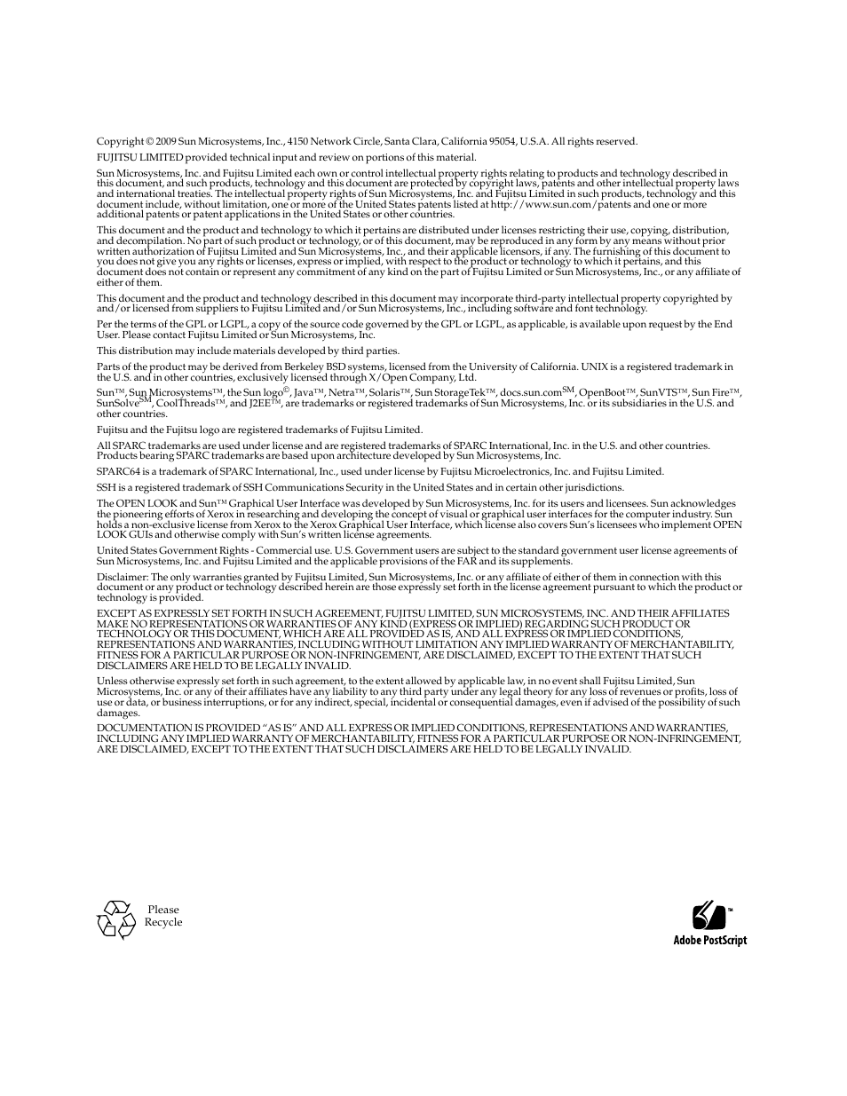 FUJITSU T5140 User Manual | Page 4 / 76