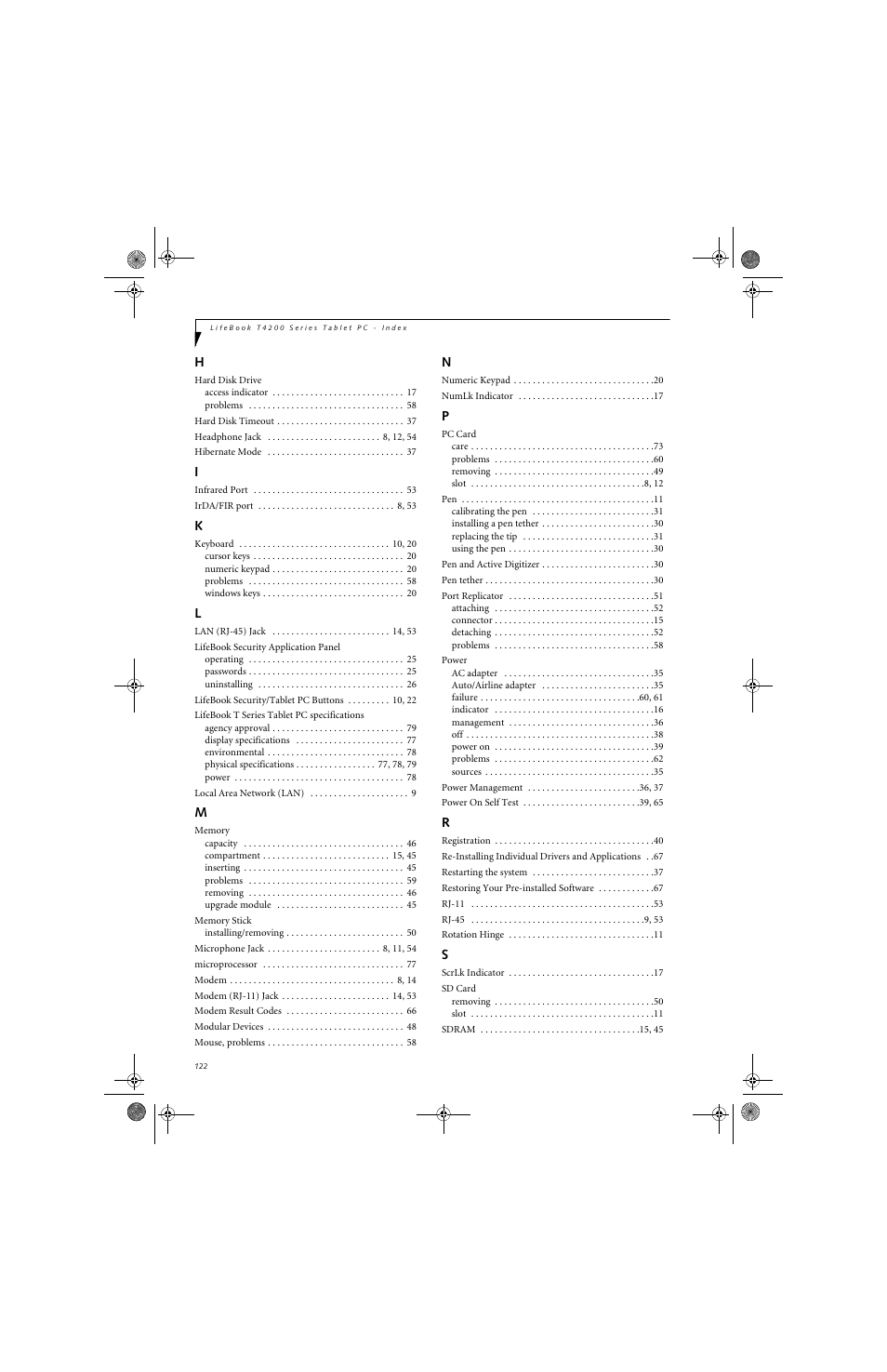 FUJITSU T4220 User Manual | Page 130 / 136