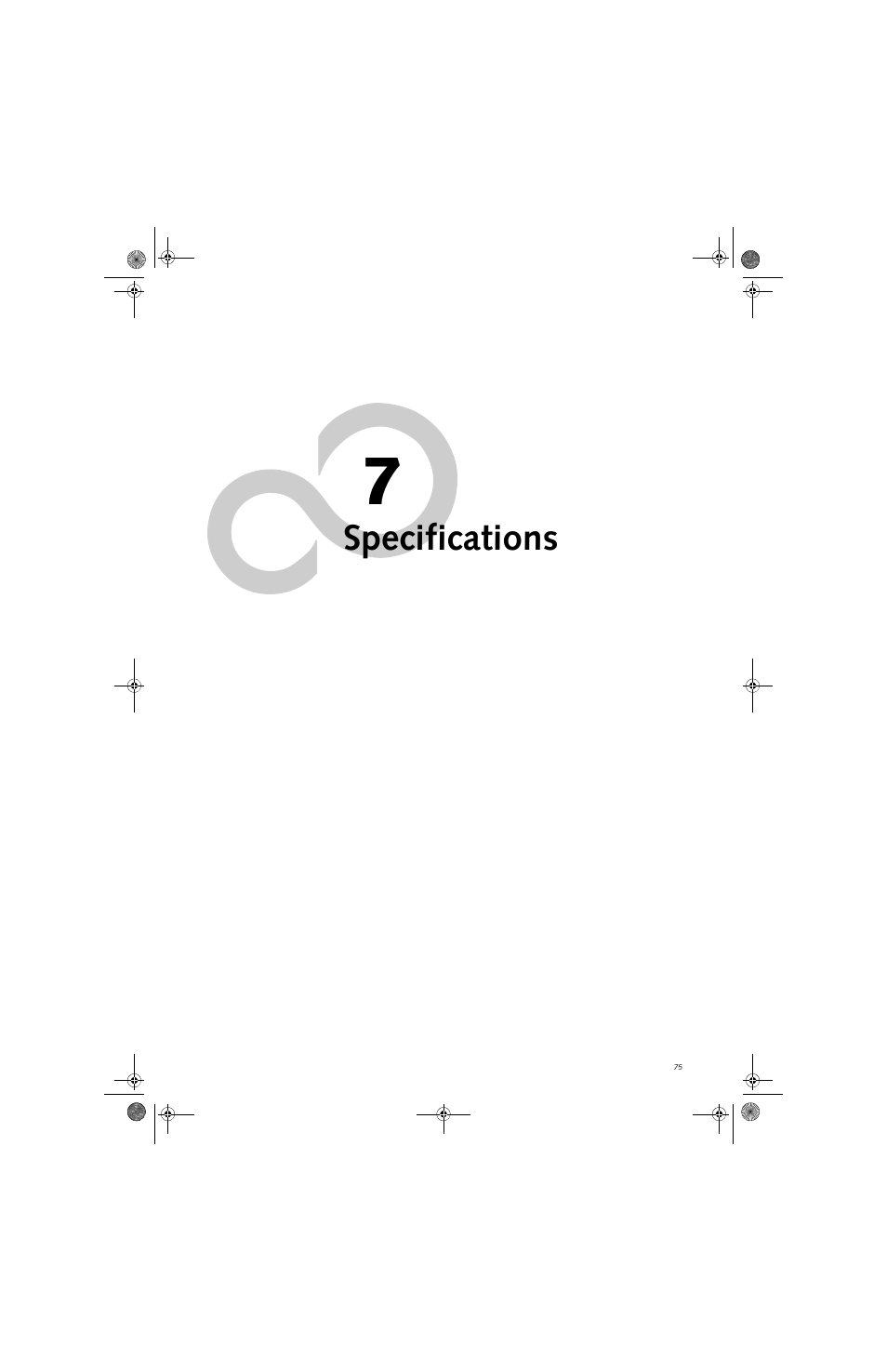 Specifications | FUJITSU T4220 User Manual | Page 85 / 136