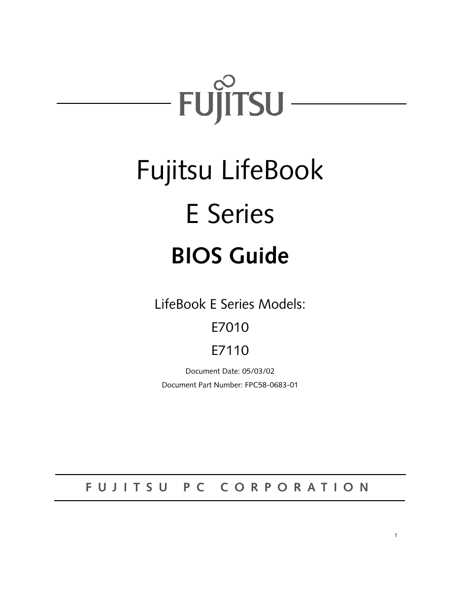 FUJITSU E7110 User Manual | 28 pages