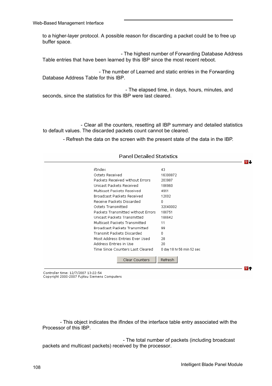 Extended configuration menu | FUJITSU PRIMERGY BX600 User Manual | Page 109 / 288