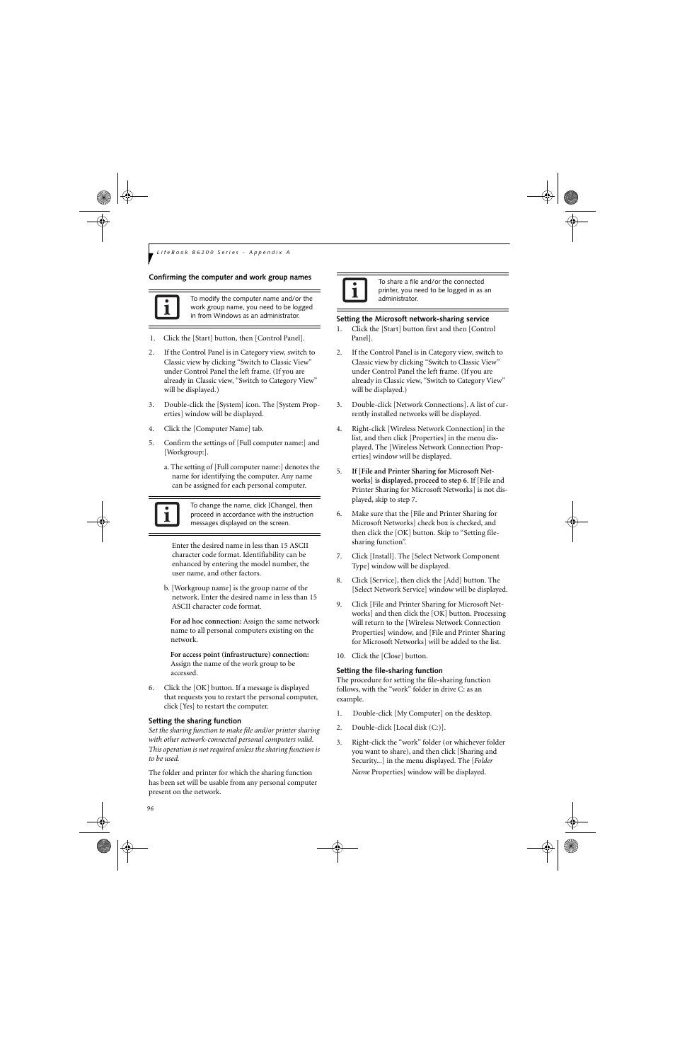 FUJITSU B6220 User Manual | Page 104 / 128