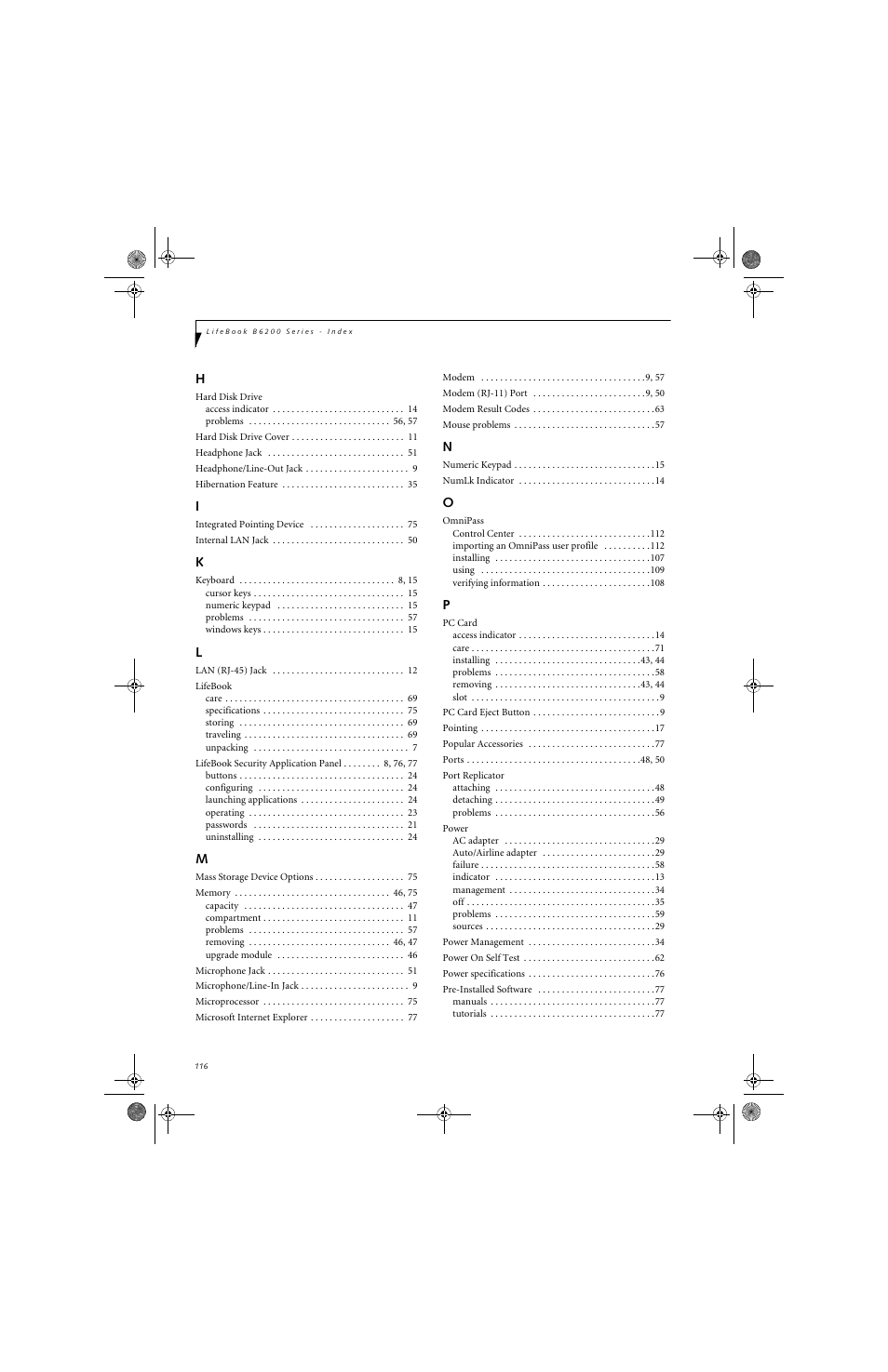 FUJITSU B6220 User Manual | Page 124 / 128