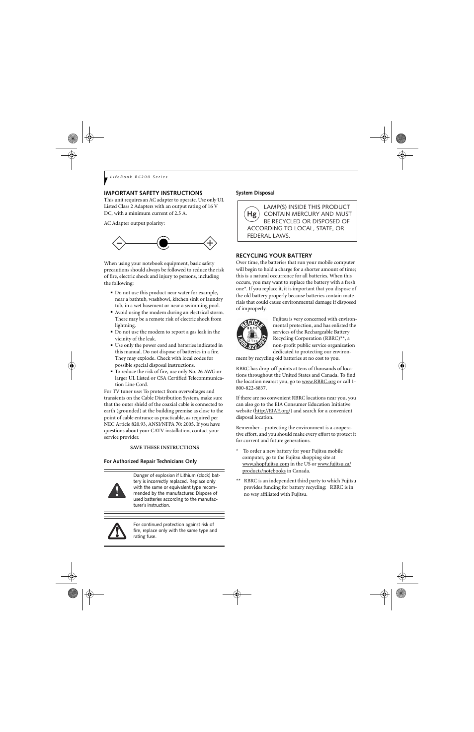 FUJITSU B6220 User Manual | Page 4 / 128