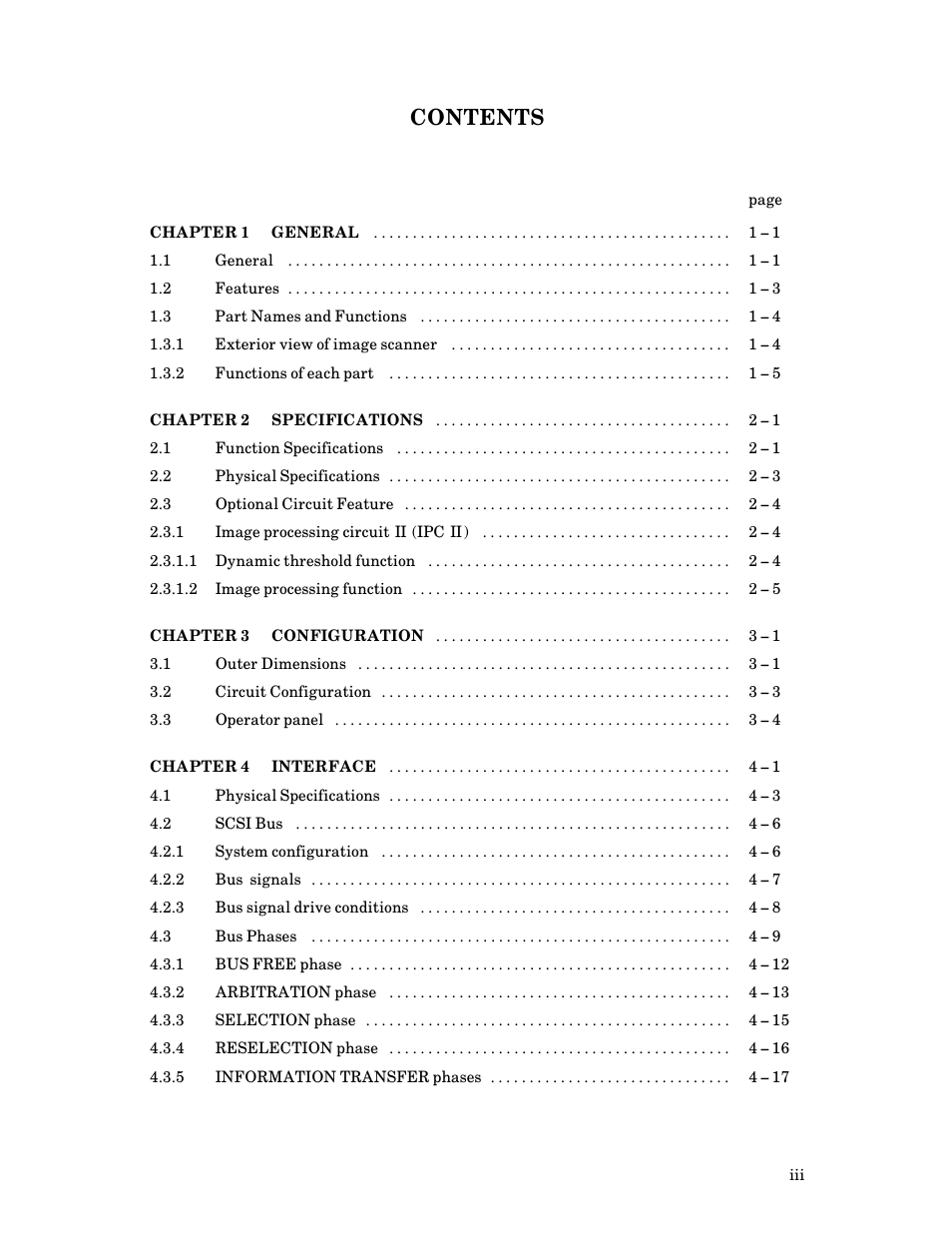 FUJITSU M3097G User Manual | Page 4 / 163