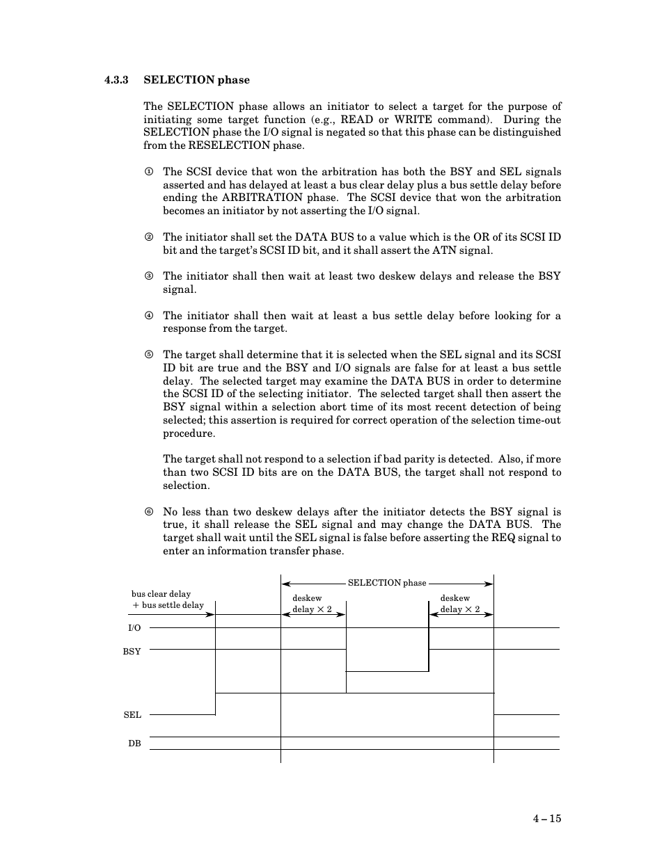 3 selection phase, Selection phase | FUJITSU M3097G User Manual | Page 40 / 163