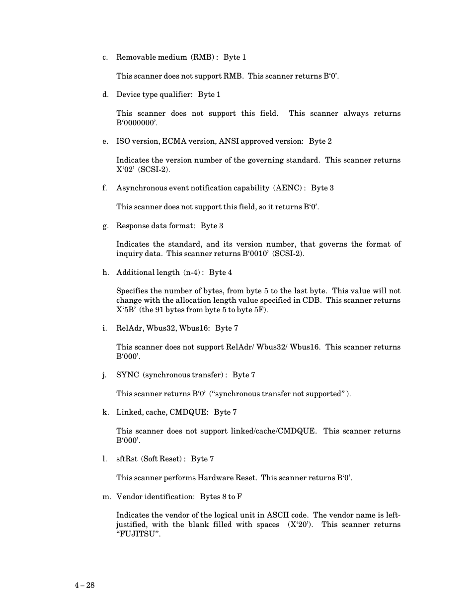 FUJITSU M3097G User Manual | Page 53 / 163