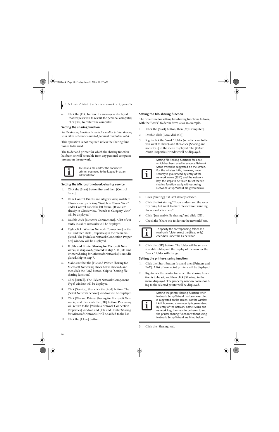 FUJITSU C1410 User Manual | Page 100 / 112