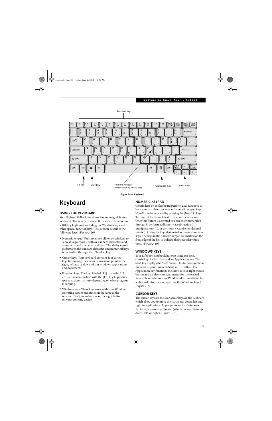 Keyboard | FUJITSU C1410 User Manual | Page 23 / 112