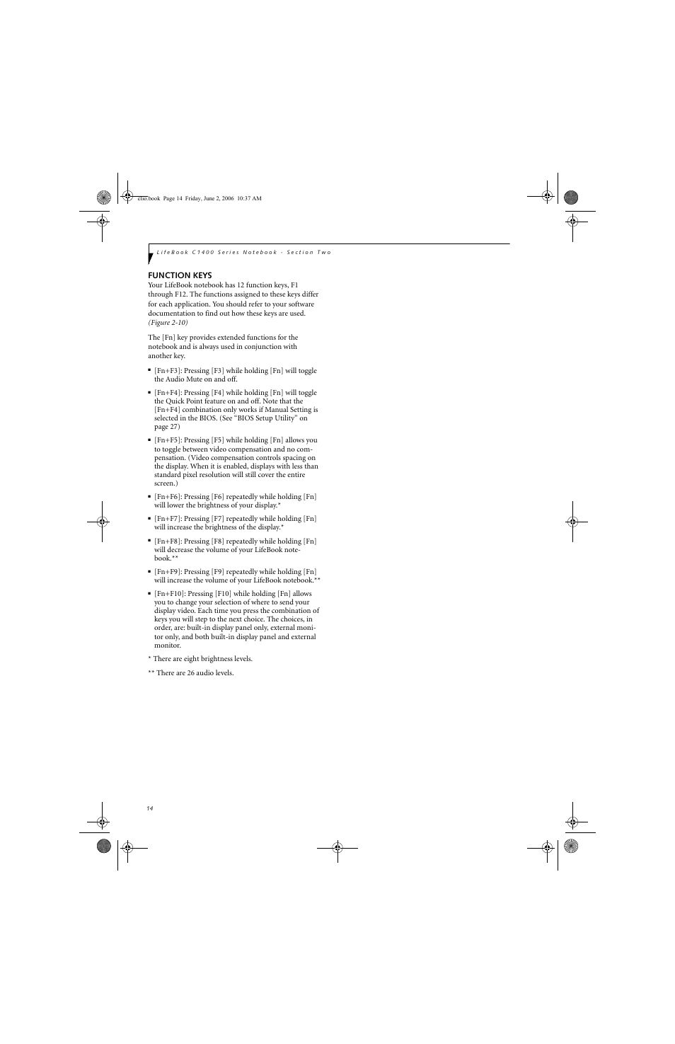 FUJITSU C1410 User Manual | Page 24 / 112