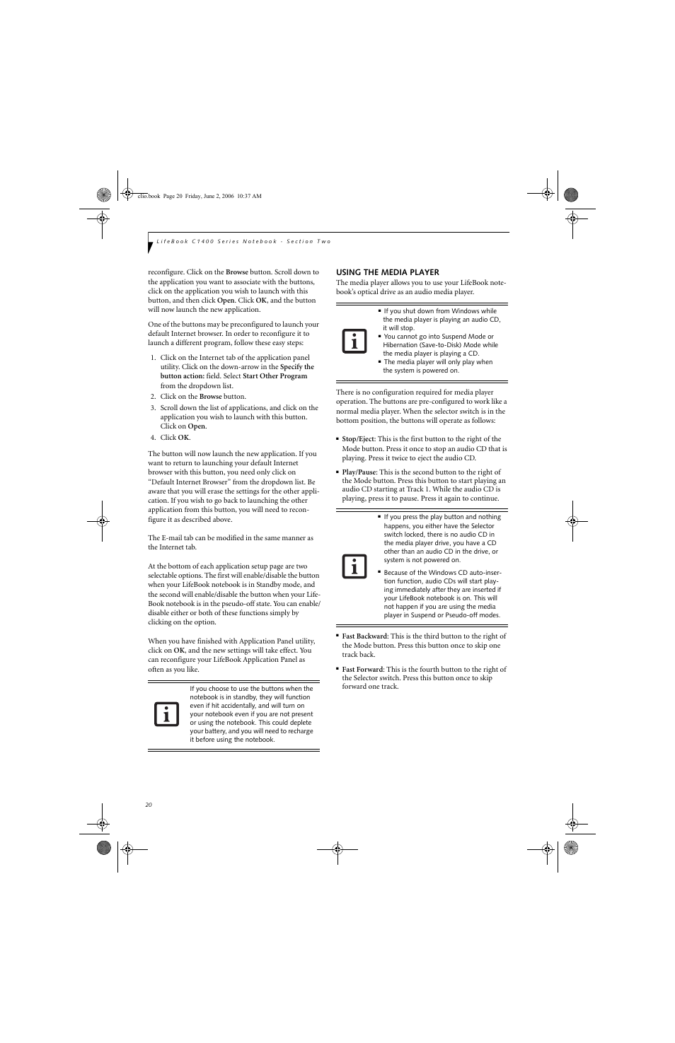 FUJITSU C1410 User Manual | Page 30 / 112