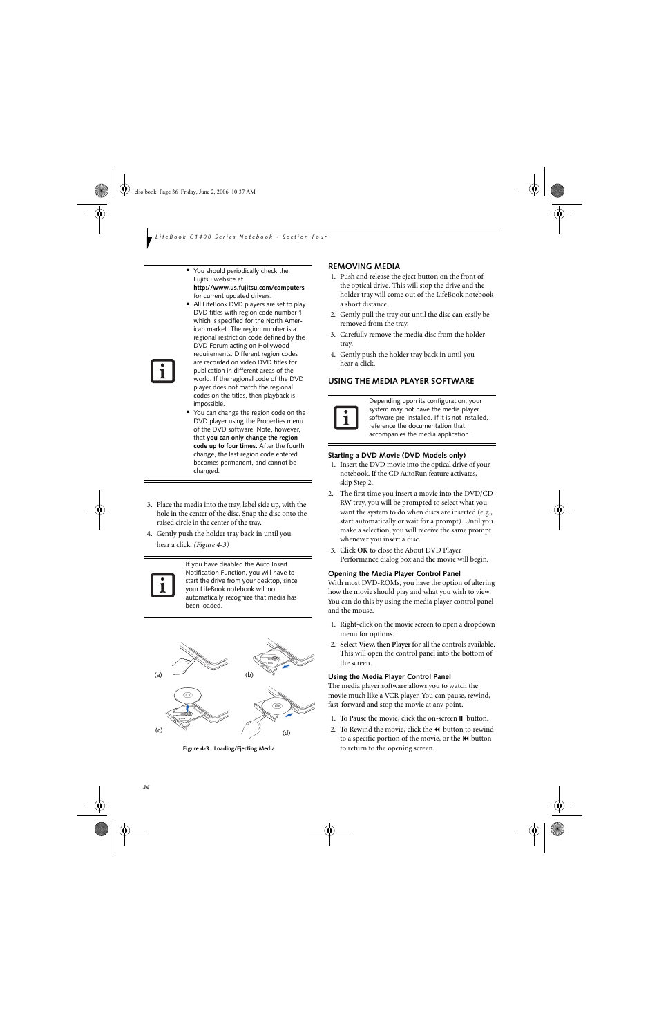 FUJITSU C1410 User Manual | Page 46 / 112