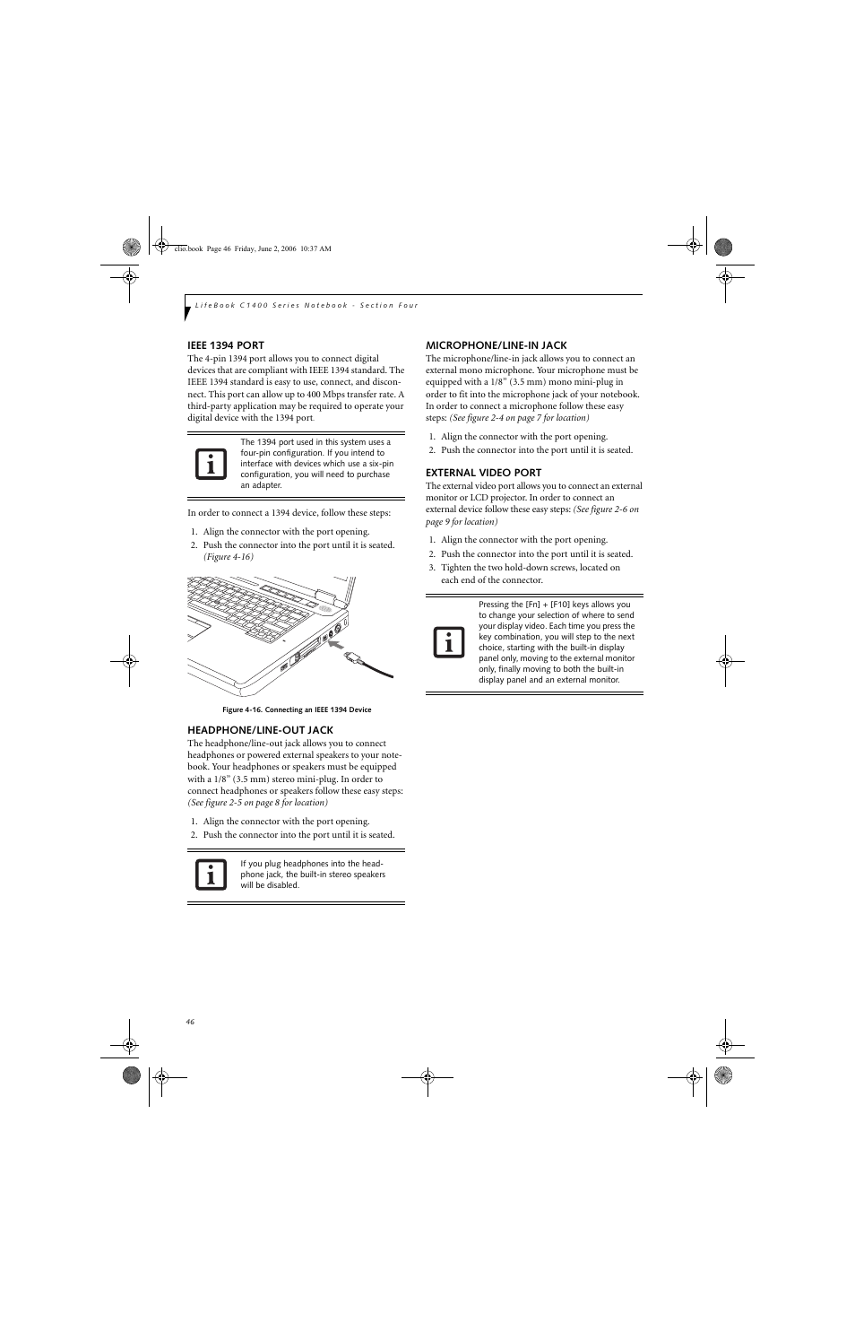 FUJITSU C1410 User Manual | Page 56 / 112