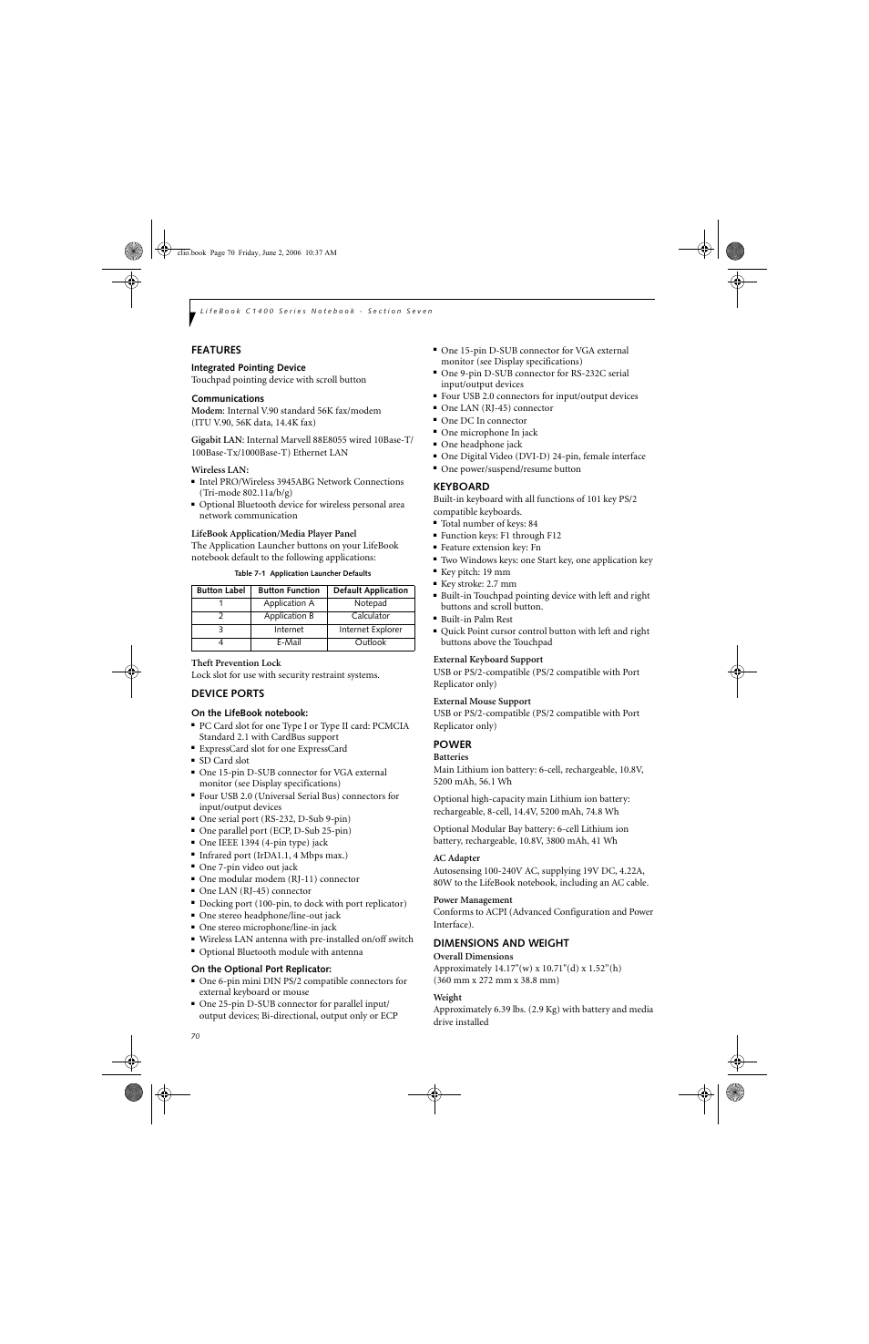 FUJITSU C1410 User Manual | Page 80 / 112