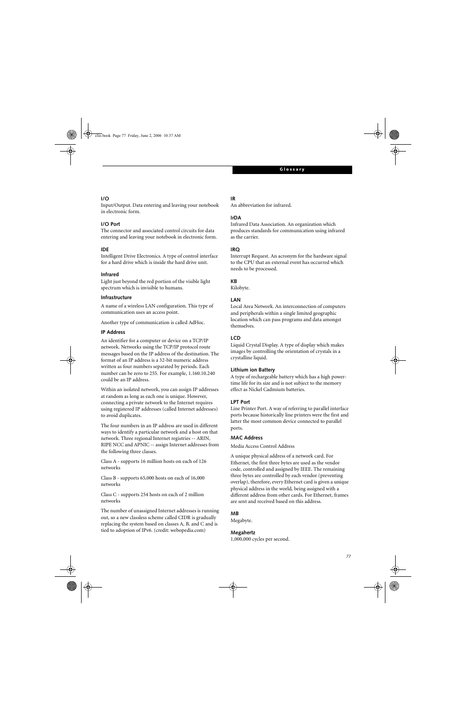 FUJITSU C1410 User Manual | Page 87 / 112