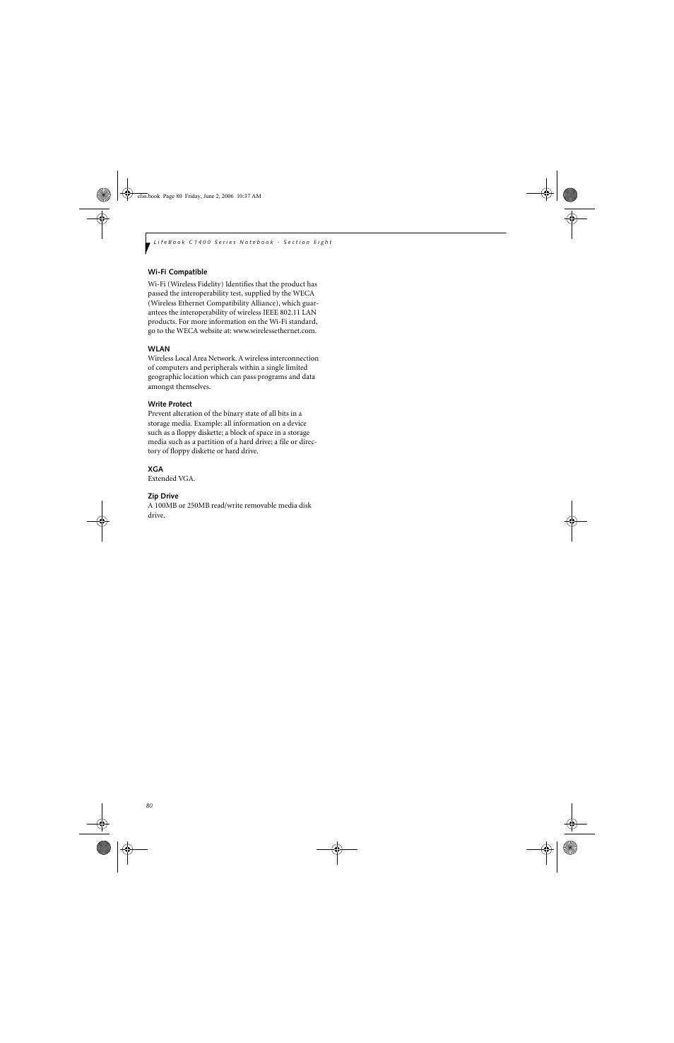 FUJITSU C1410 User Manual | Page 90 / 112