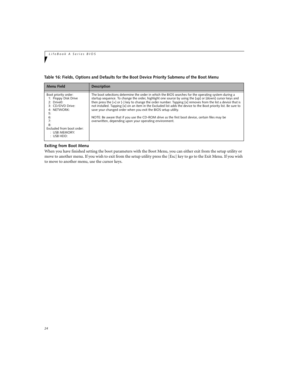 FUJITSU A6010 User Manual | Page 24 / 26