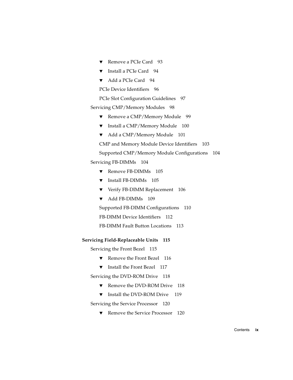 FUJITSU SPARC T5440 User Manual | Page 11 / 214