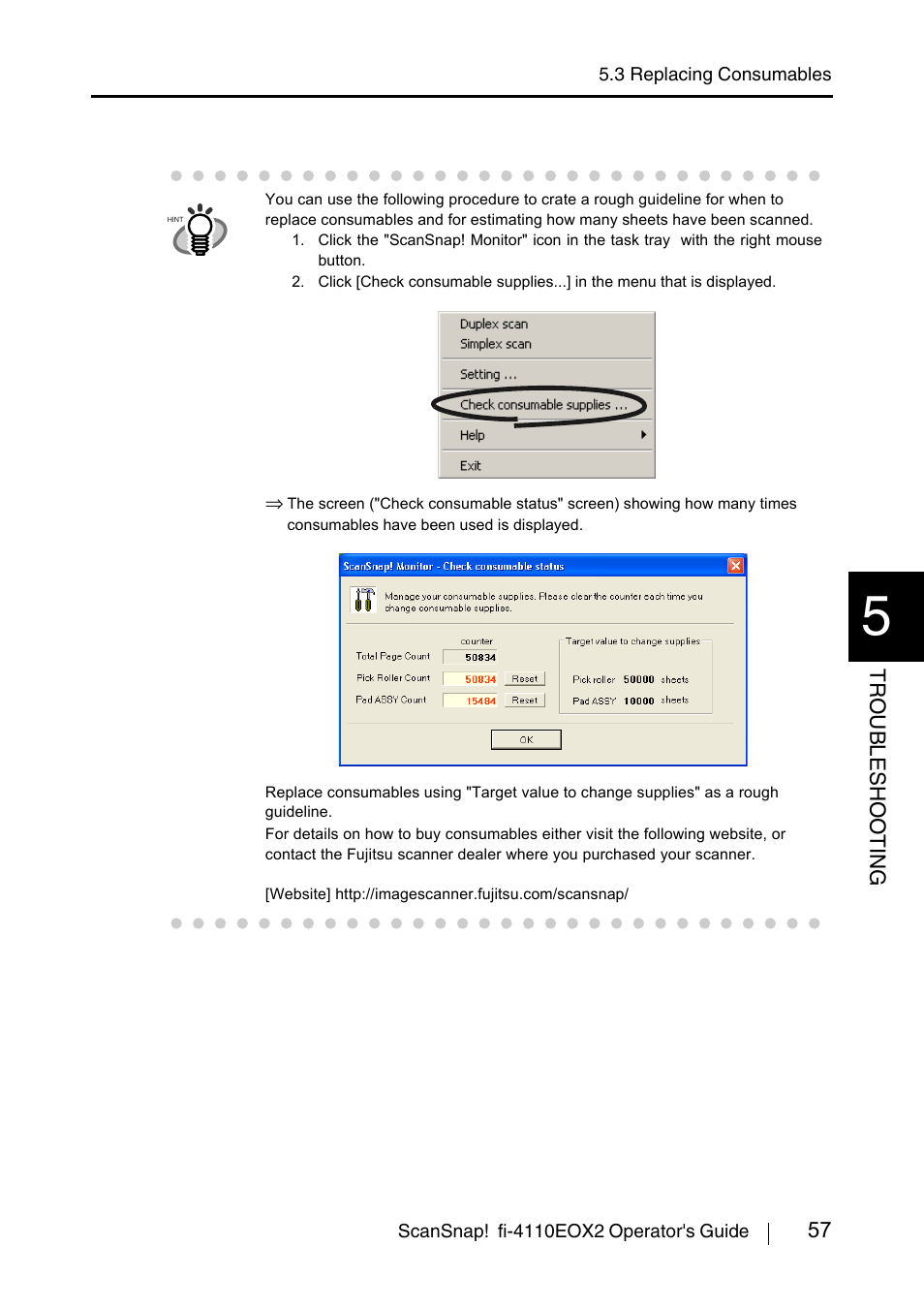 FUJITSU fi-4110EOX2 User Manual | Page 73 / 91