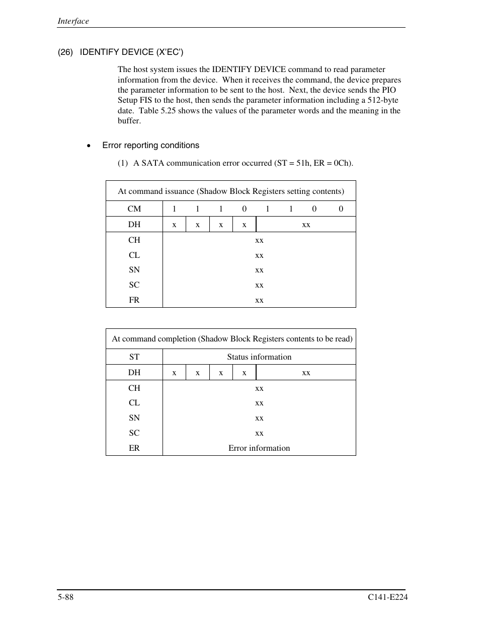 FUJITSU MHV2060BH User Manual | Page 164 / 274