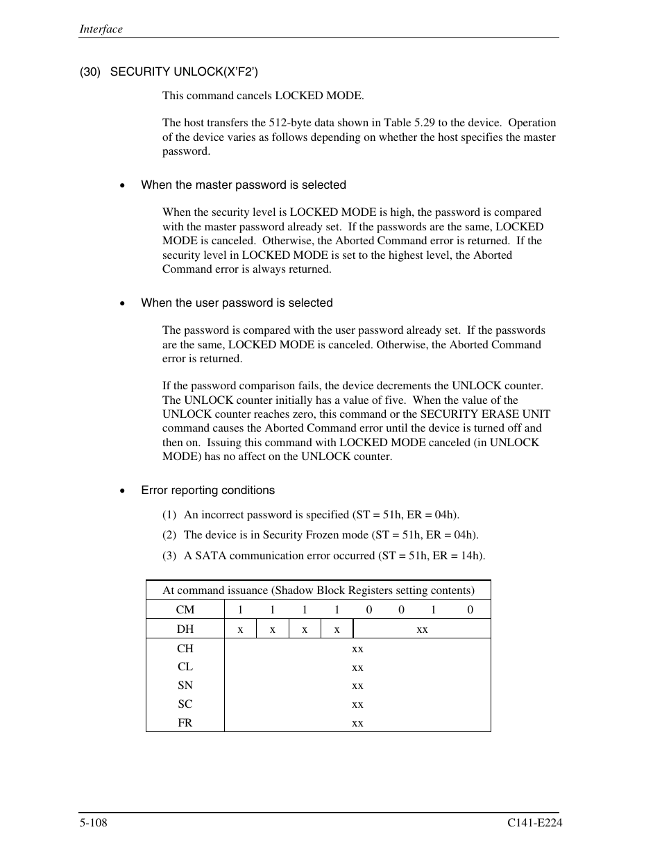 FUJITSU MHV2060BH User Manual | Page 184 / 274