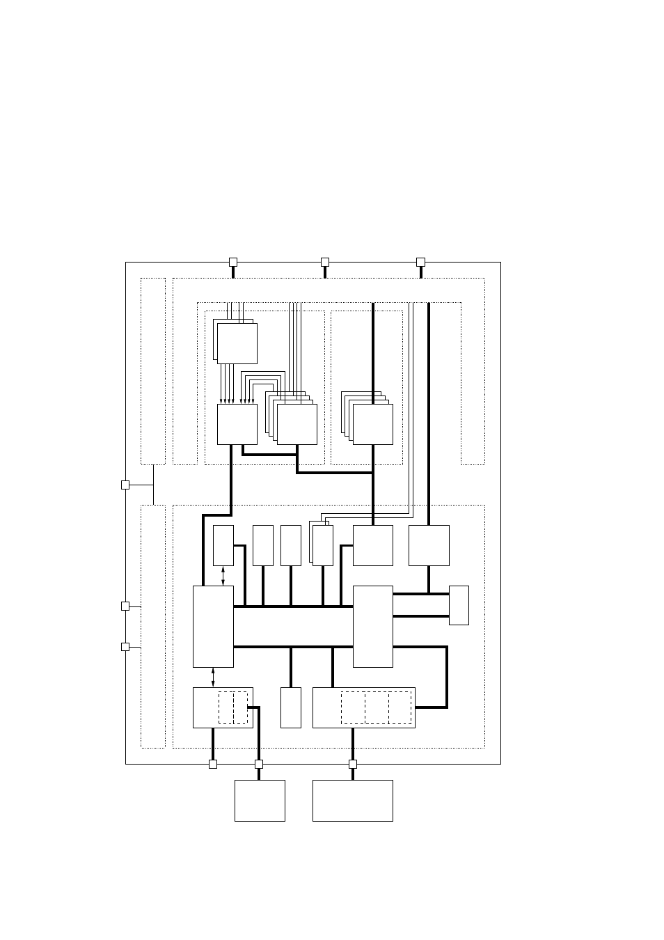 Block diagram, Core group, Resource group port group | FUJITSU MB91460 SERIES FR60 User Manual | Page 37 / 1038