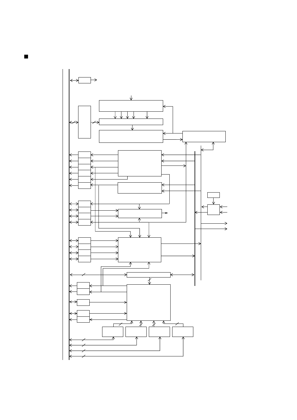 Block diagram | FUJITSU MB91460 SERIES FR60 User Manual | Page 682 / 1038