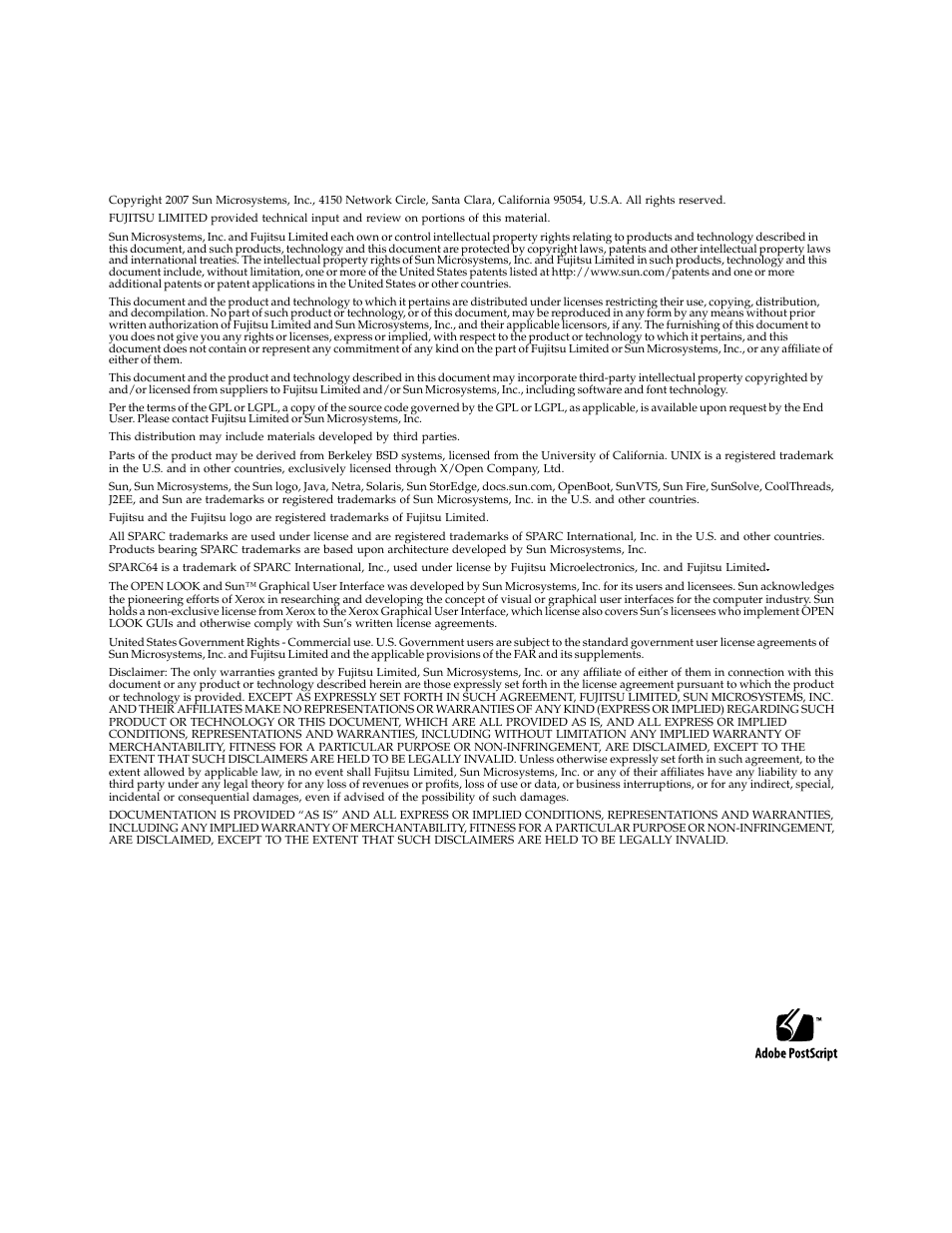 FUJITSU SPARC ENTERPRISE T1000 User Manual | Page 4 / 22