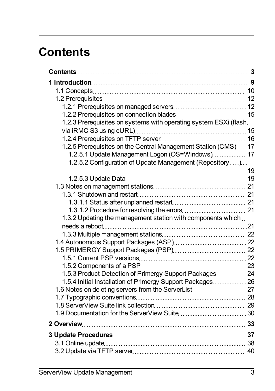 FUJITSU ServerView Suite V6.10 User Manual | Page 3 / 296