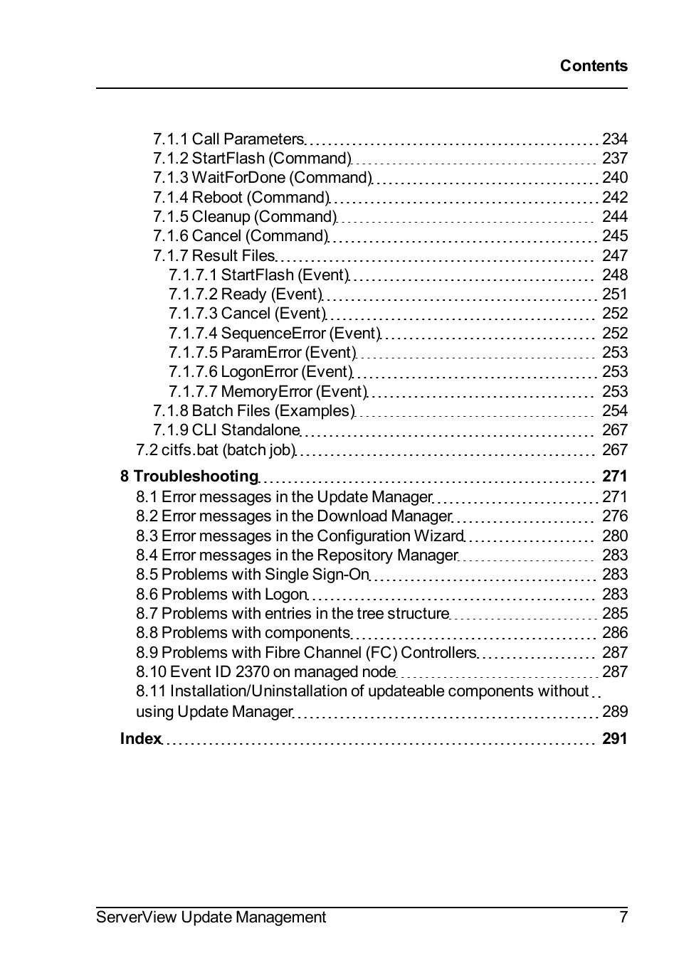 FUJITSU ServerView Suite V6.10 User Manual | Page 7 / 296