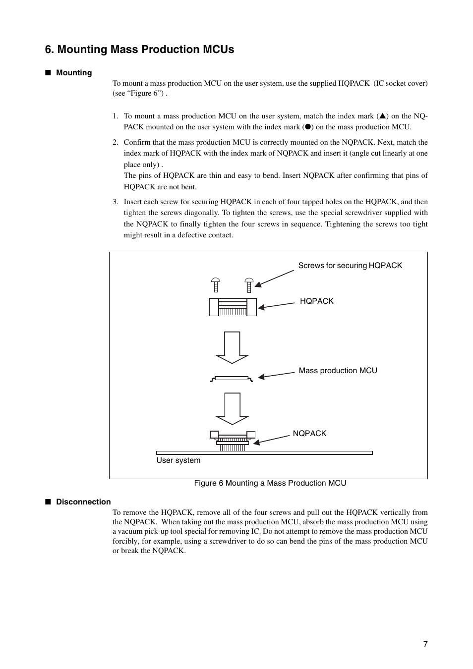 Mounting mass production mcus | FUJITSU LQFP-52P User Manual | Page 10 / 16