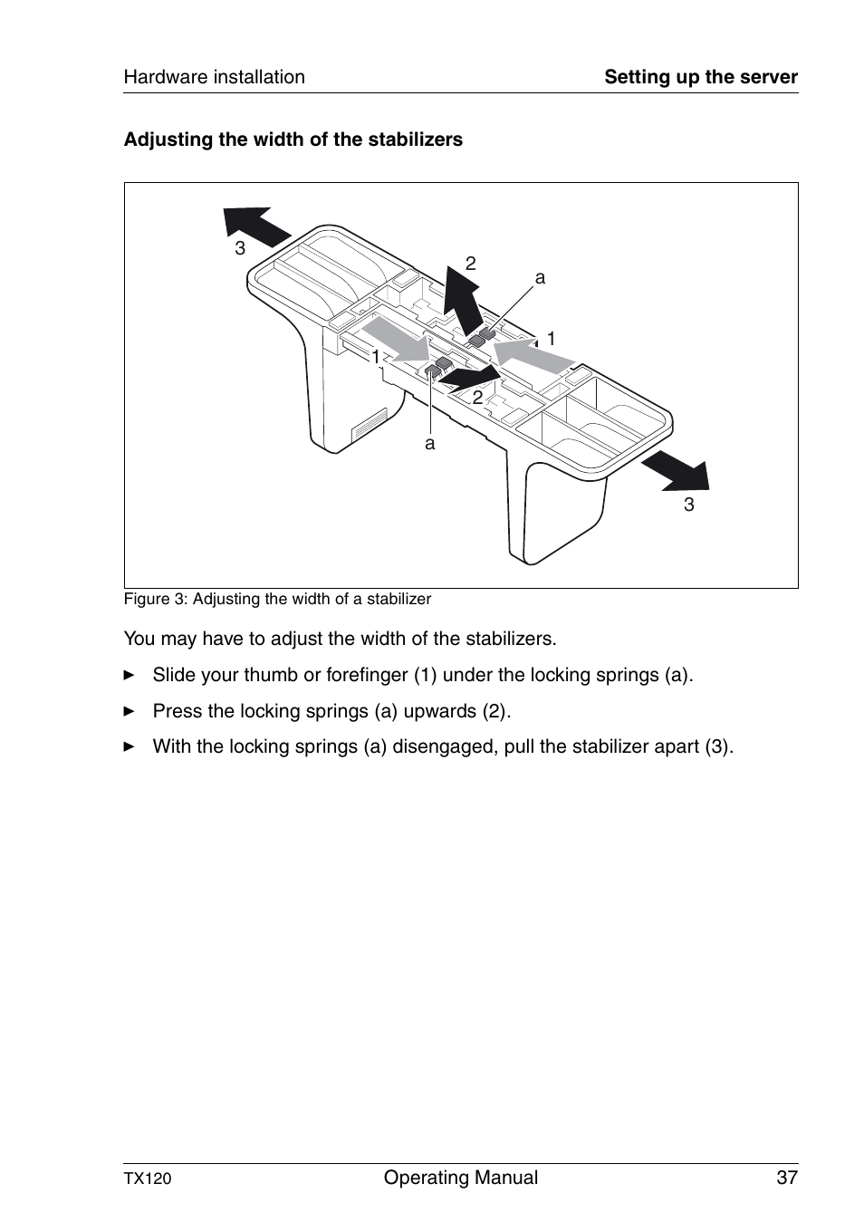FUJITSU TX120 User Manual | Page 37 / 82
