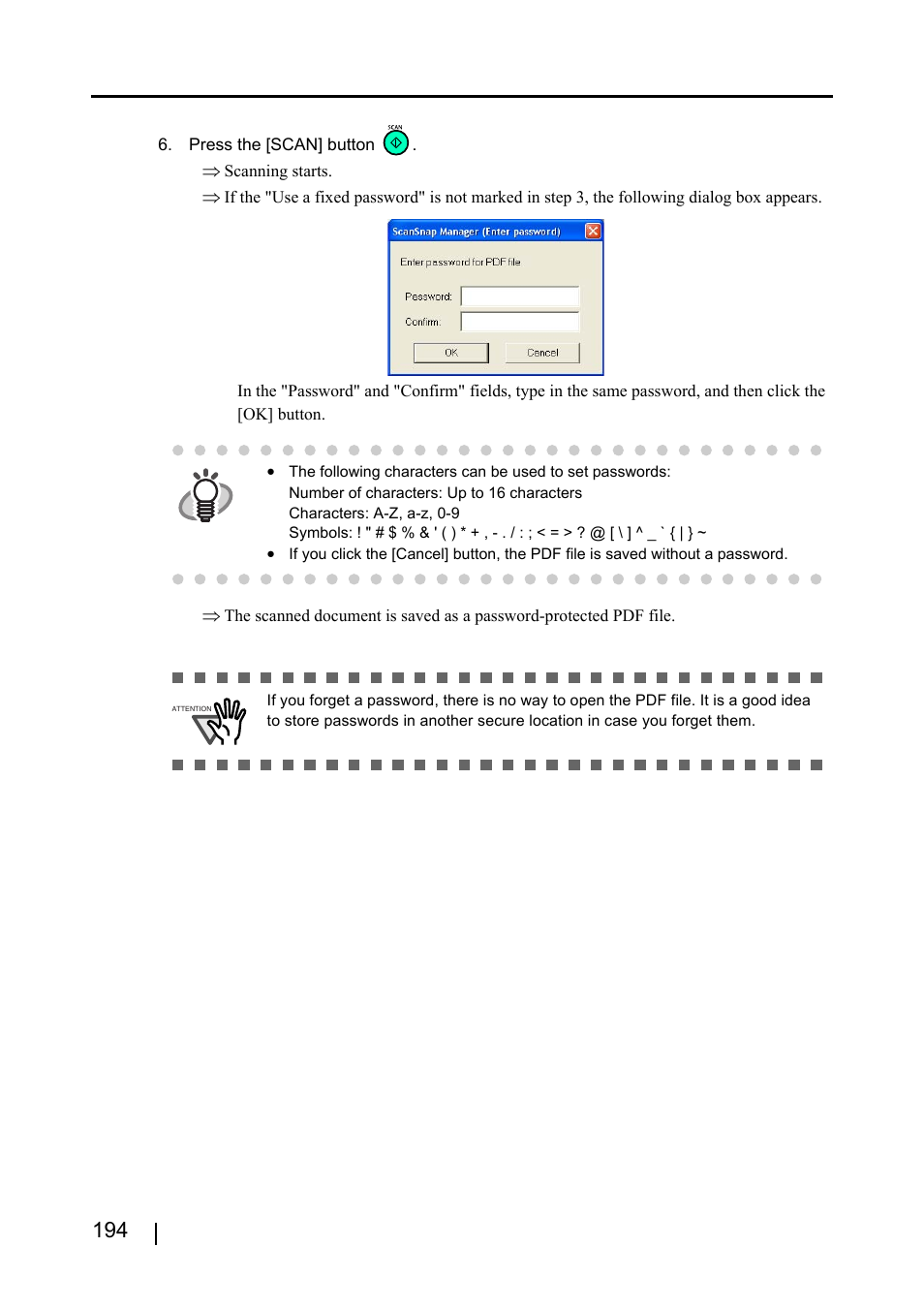FUJITSU ScanSnap S510 User Manual | Page 214 / 287