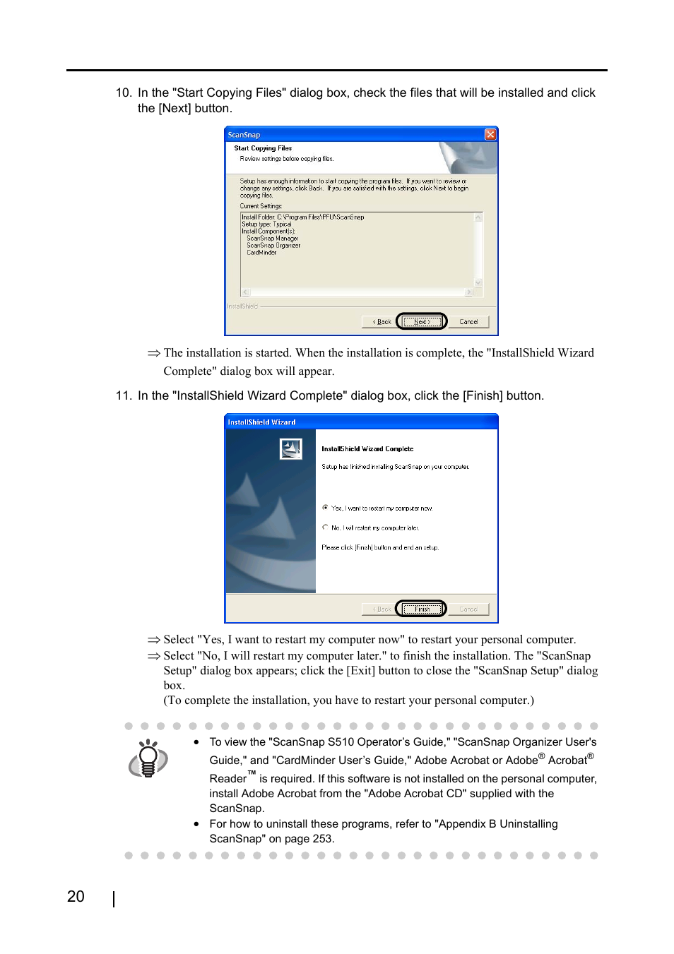 FUJITSU ScanSnap S510 User Manual | Page 40 / 287