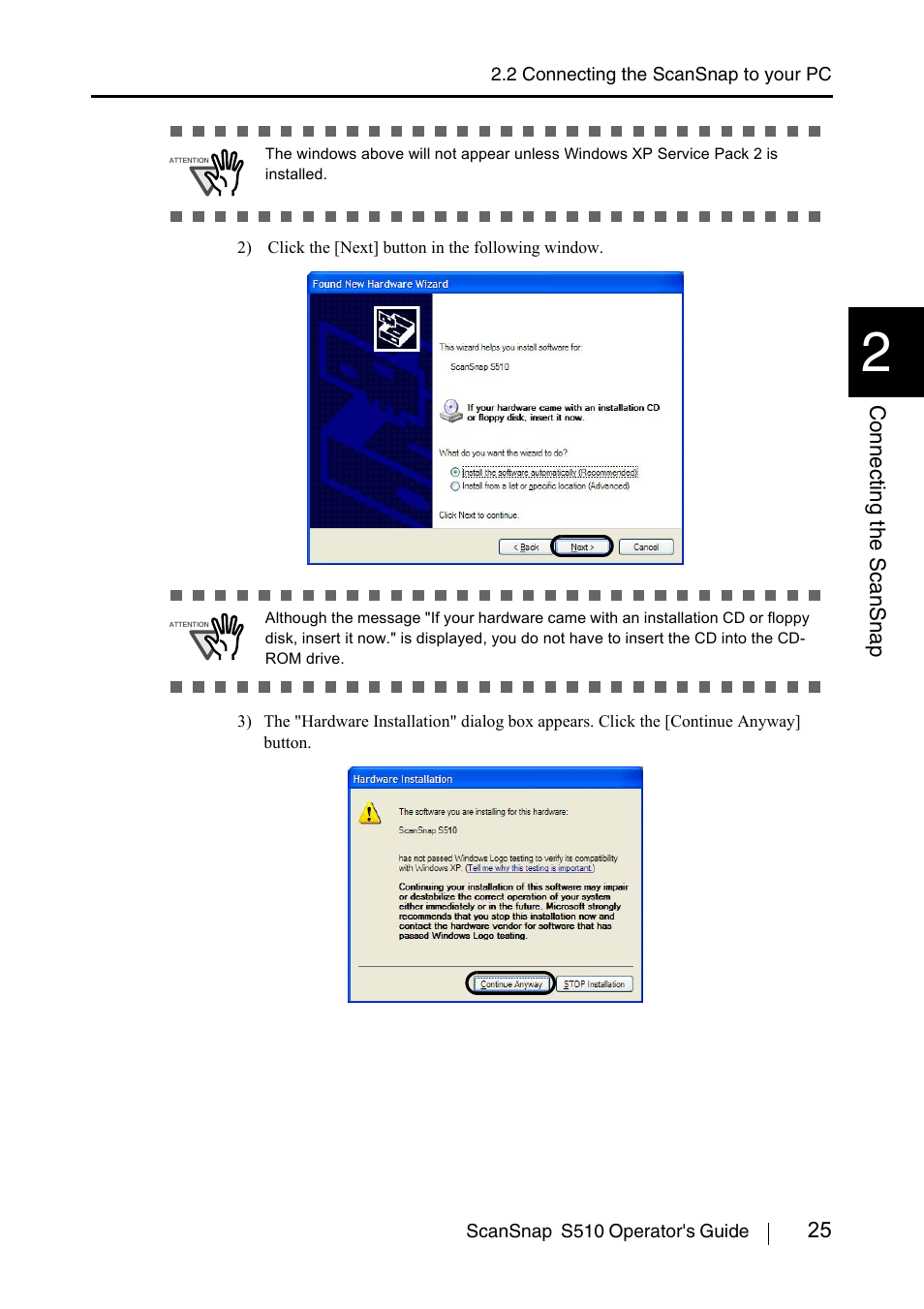FUJITSU ScanSnap S510 User Manual | Page 45 / 287