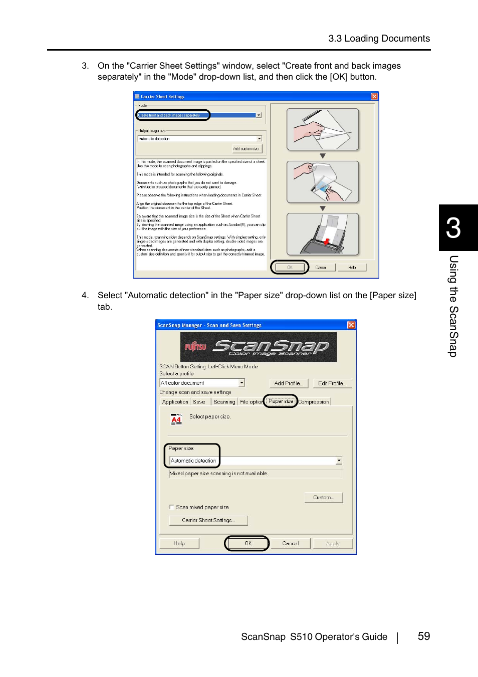 FUJITSU ScanSnap S510 User Manual | Page 79 / 287