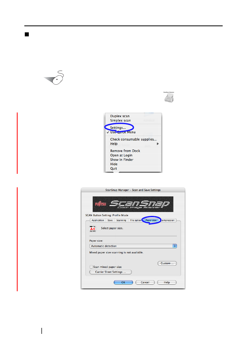 FUJITSU ScanSnap Color Image Scanner S510M User Manual | Page 86 / 171