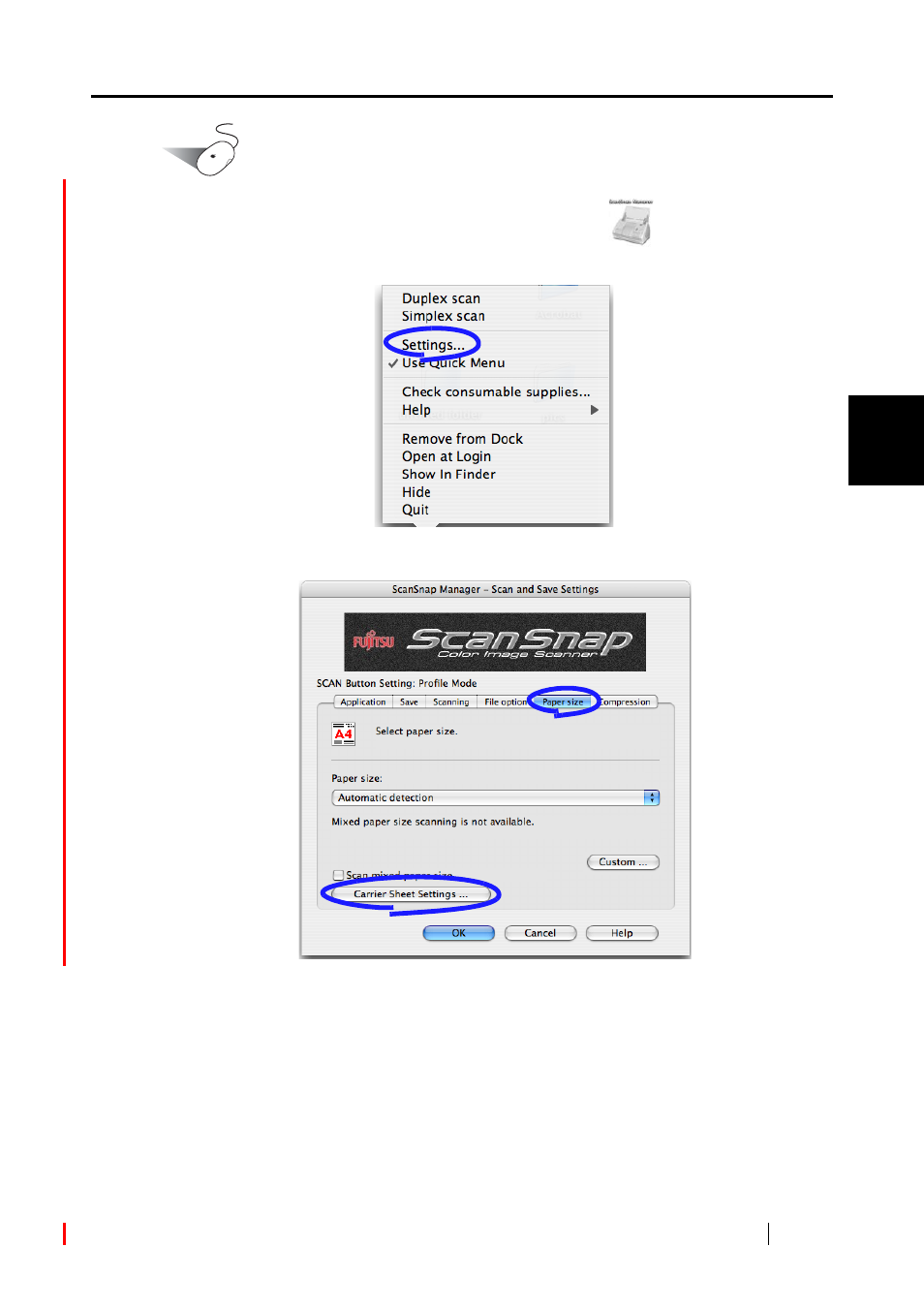 FUJITSU ScanSnap Color Image Scanner S510M User Manual | Page 99 / 171