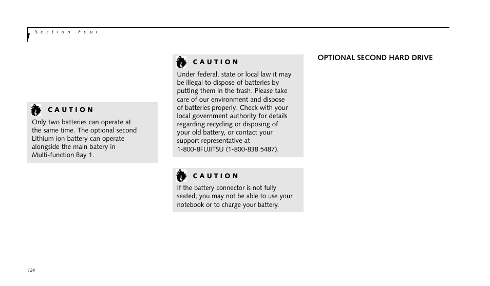 FUJITSU LIFEBOOK 990TX2 User Manual | Page 134 / 209