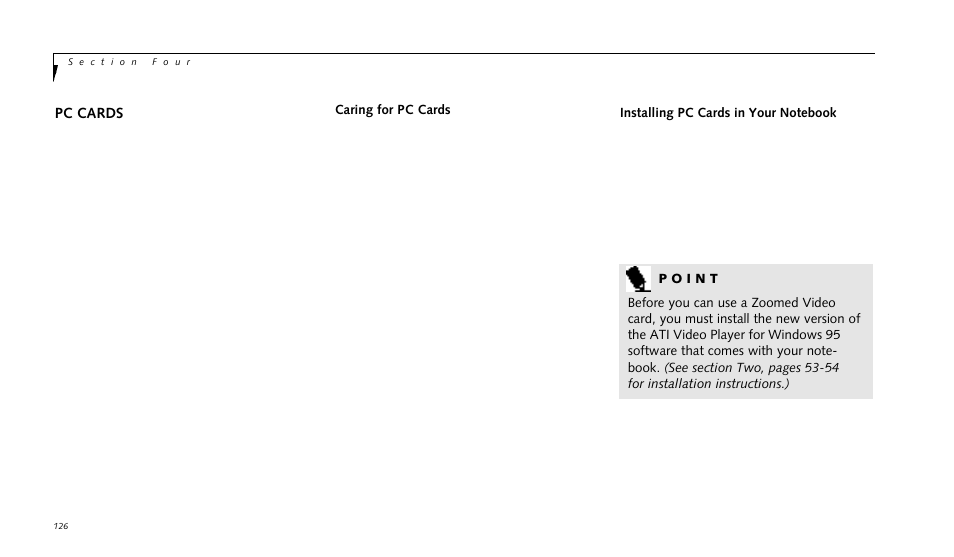 Pc cards | FUJITSU LIFEBOOK 990TX2 User Manual | Page 136 / 209