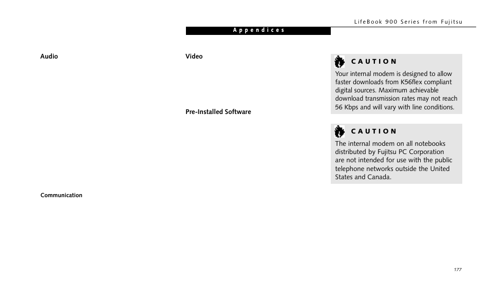 FUJITSU LIFEBOOK 990TX2 User Manual | Page 186 / 209