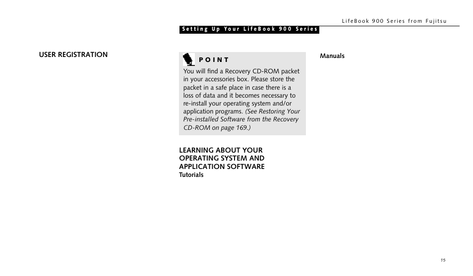 FUJITSU LIFEBOOK 990TX2 User Manual | Page 26 / 209