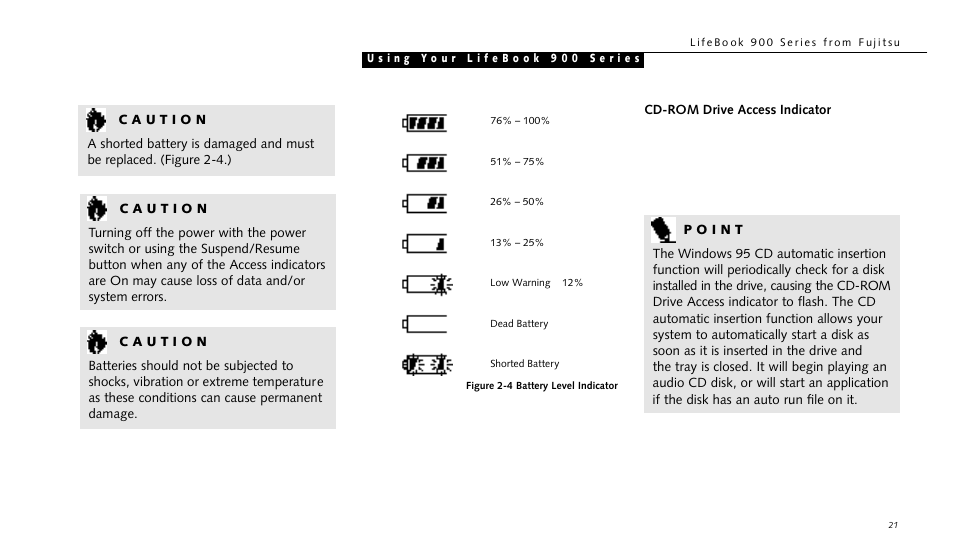 FUJITSU LIFEBOOK 990TX2 User Manual | Page 31 / 209