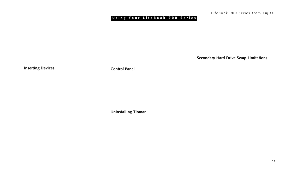 FUJITSU LIFEBOOK 990TX2 User Manual | Page 61 / 209