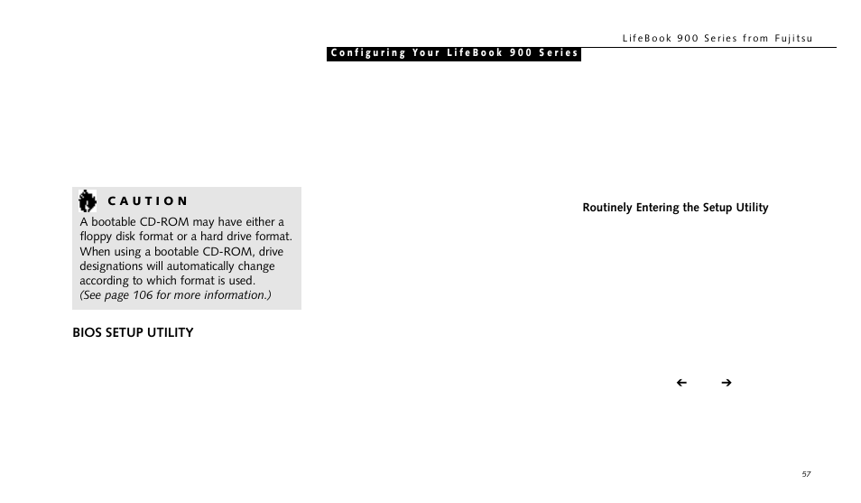 Bios setup utility | FUJITSU LIFEBOOK 990TX2 User Manual | Page 67 / 209