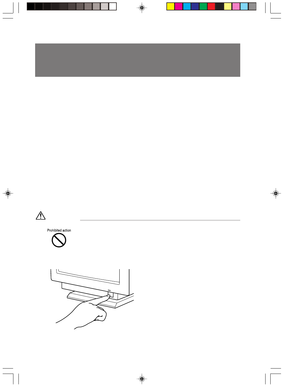 6 turning on the power, Turning on the power, Warning | FUJITSU 8000 SERIES User Manual | Page 28 / 88