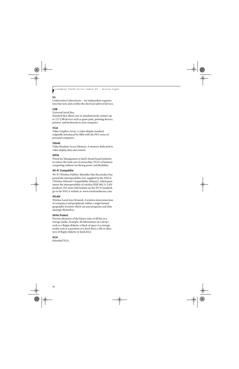 FUJITSU LifeBook Tablet PC T4220 User Manual | Page 100 / 136