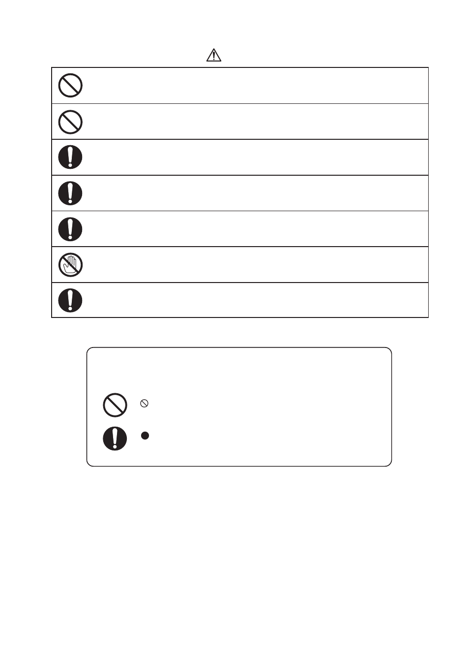 Caution | Fujioh FDR-4200D User Manual | Page 3 / 48